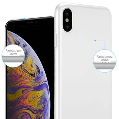 Deksel iPhone XS MAX Case Cover (sølv)