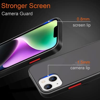 iPhone 14 Deksel Case Cover (gjennomsiktig)