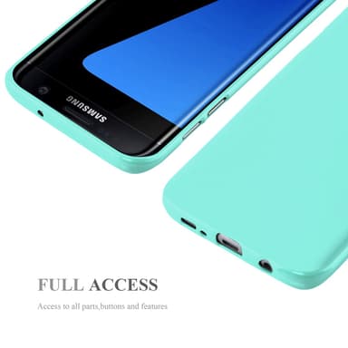 Samsung Galaxy S7 EDGE Deksel Case Cover (grønn)