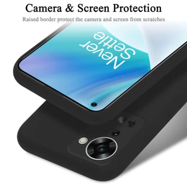 OnePlus Nord 2T silikondeksel case (svart)