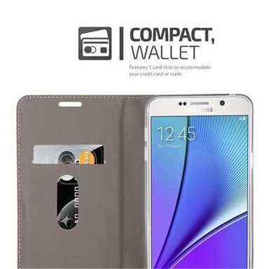 Samsung Galaxy NOTE 5 lommebokdeksel etui (grå)