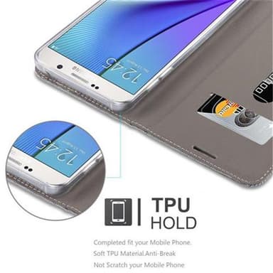 Samsung Galaxy NOTE 5 lommebokdeksel etui (grå)