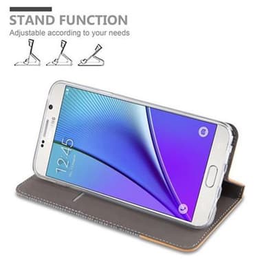 Samsung Galaxy NOTE 5 lommebokdeksel etui (grå)