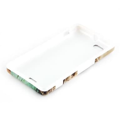 Sony Xperia M Hardt Deksel Case (brun)