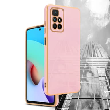 Xiaomi RedMi 10 silikondeksel case (rosa)