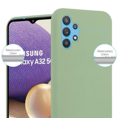 Deksel Samsung Galaxy A32 4G Silikon cover (grønn)