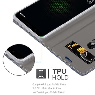 Xiaomi BLACK SHARK lommebokdeksel etui (blå)
