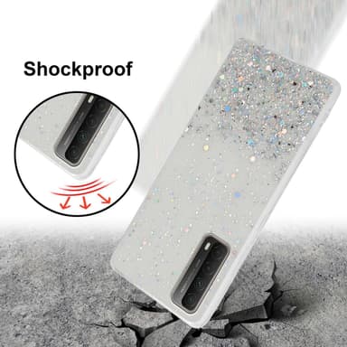 Huawei P SMART 2021 Silikondeksel Glitter