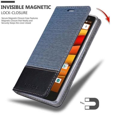 Motorola MOTO X3 lommebokdeksel etui (blå)