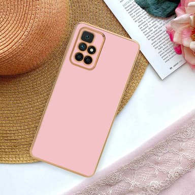 Xiaomi RedMi 10 silikondeksel case (rosa)