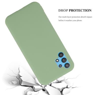 Deksel Samsung Galaxy A32 4G Silikon cover (grønn)