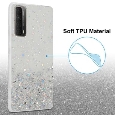 Huawei P SMART 2021 Silikondeksel Glitter