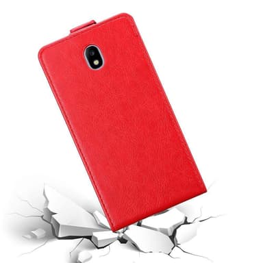 Samsung Galaxy J7 2017 deksel flip cover (rød)