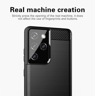 Deksel Samsung Galaxy S21 ULTRA ultra slim (svart)