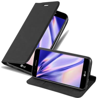 LG K10 2017 lommebokdeksel case (svart)