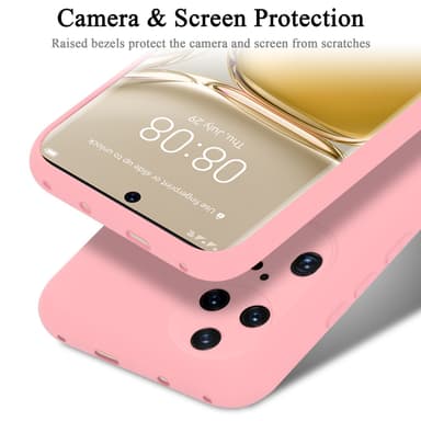 Huawei P50 PRO silikondeksel case (rosa)