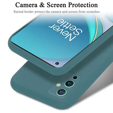 OnePlus 9 silikondeksel case (Grønn)