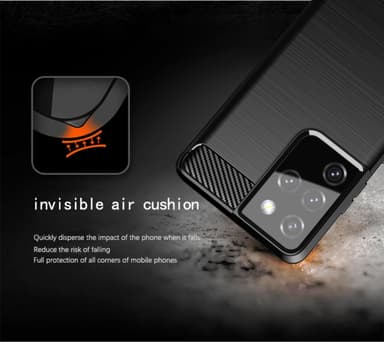 Deksel Samsung Galaxy S21 ULTRA ultra slim (svart)
