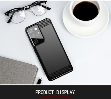 Deksel Samsung Galaxy S21 ULTRA ultra slim (svart)