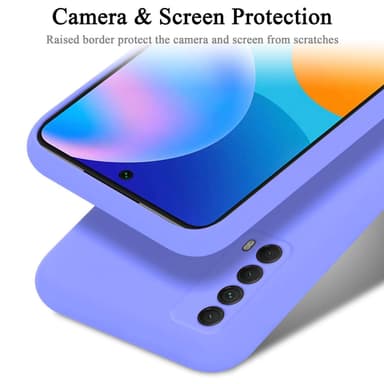 Huawei P SMART 2021 silikondeksel case (Lilla)