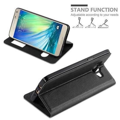 Samsung Galaxy A5 2015 lommebokdeksel cover (svart)