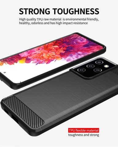 Deksel Samsung Galaxy S21 ULTRA ultra slim (svart)