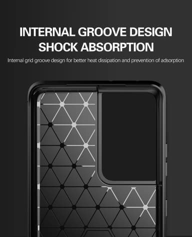 Deksel Samsung Galaxy S21 ULTRA ultra slim (svart)