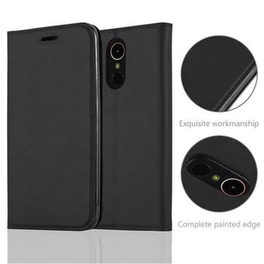 LG K10 2017 lommebokdeksel case (svart)