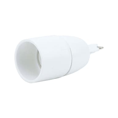 Lampeadapter for omformatering av 4x sett (E40 til E27)