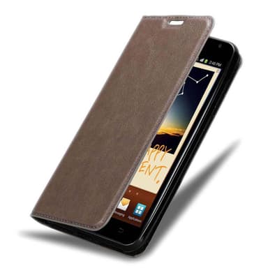 Samsung Galaxy NOTE 1 lommebokdeksel case (brun)