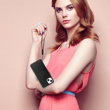 Deksel iPhone 14 PLUS Ring Case (svart)