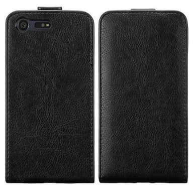 Sony Xperia X COMPACT deksel flip cover (svart)