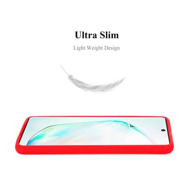Deksel Samsung Galaxy NOTE 10 case (rød)