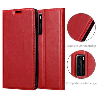 Huawei P40 lommebokdeksel case (rød)