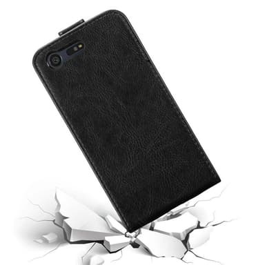 Sony Xperia X COMPACT deksel flip cover (svart)