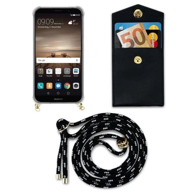 Huawei MATE 9 Deksel med Halskjede (svart)