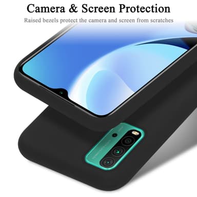 Xiaomi RedMi 9T / POCO M3 silikondeksel case (svart)