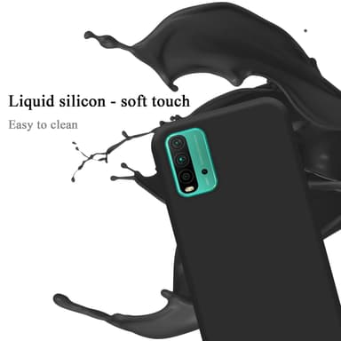 Xiaomi RedMi 9T / POCO M3 silikondeksel case (svart)