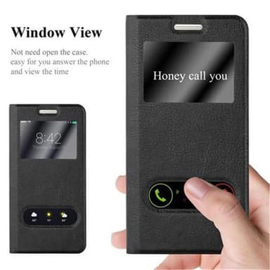 Samsung Galaxy A5 2015 lommebokdeksel cover (svart)