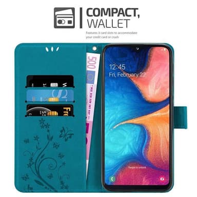 Samsung Galaxy A10e / A20e lommebokdeksel Blomster