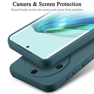 Honor Magic 5 Lite 5G silikondeksel case (Grønn)