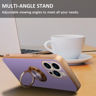 iPhone 14 PRO silikondeksel case (lilla)
