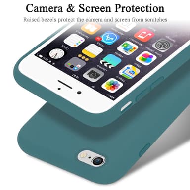 iPhone 6 / 6S silikondeksel case (grønn)