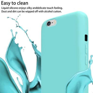 Deksel iPhone 6 PLUS / 6S PLUS med Halskjede (turkis)