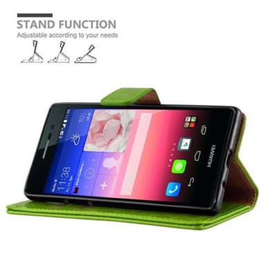 Huawei ASCEND P7 lommebokdeksel etui (grønn)