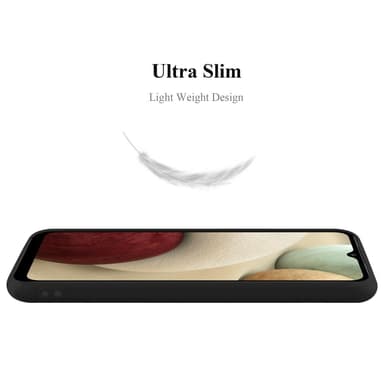 Deksel Samsung Galaxy A12 / M12 Silikon cover (svart)
