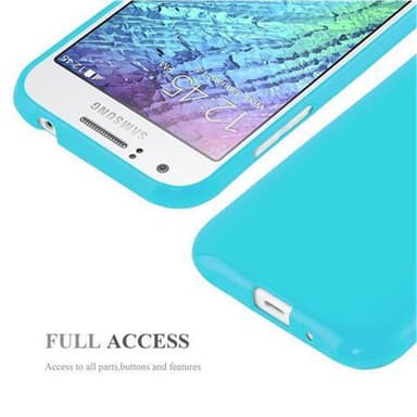 Samsung Galaxy J1 2015 Deksel Case Cover (blå)
