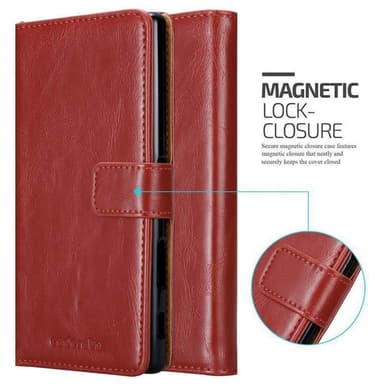 Sony Xperia Z5 PREMIUM lommebokdeksel etui (rød)