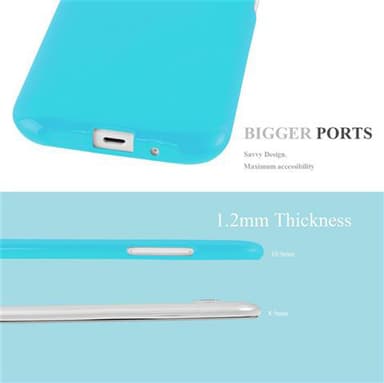 Samsung Galaxy J1 2015 Deksel Case Cover (blå)