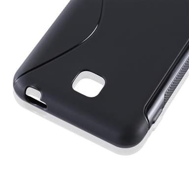 LG OPTIMUS F5 / LUCID 2 silikondeksel case (svart)